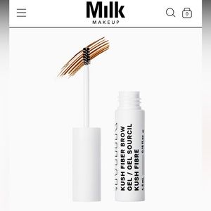 Milk makeup Kush Fiber Brow Gel in SOLD OUT shade Dutch (med brown), NIB/NWT